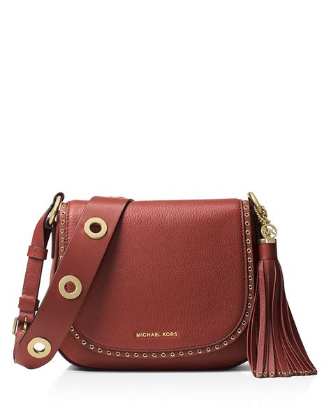 michael kors brooklyn medium saddle bag black|michael michael kors brooklyn md saddle bag .